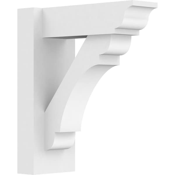 Ekena Millwork Olympic Architectural Grade PVC Outlooker with Traditional Ends, 5"W X 12"D X 14"H OUTP05X12X14OLY01 - main